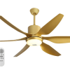 QUẠT TRẦN ĐÈN DC 6 CÁNH HAKEN MODEL HK-QT01GD