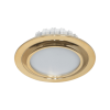 Đèn Downlight đổi màu viền nhựa xi nano 7W viền vàng (KFX207/G)