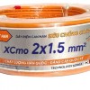 Dây điện đôi mềm Ovan chống cháy Xcmo 2x1.5 mm2 Việt Hàn