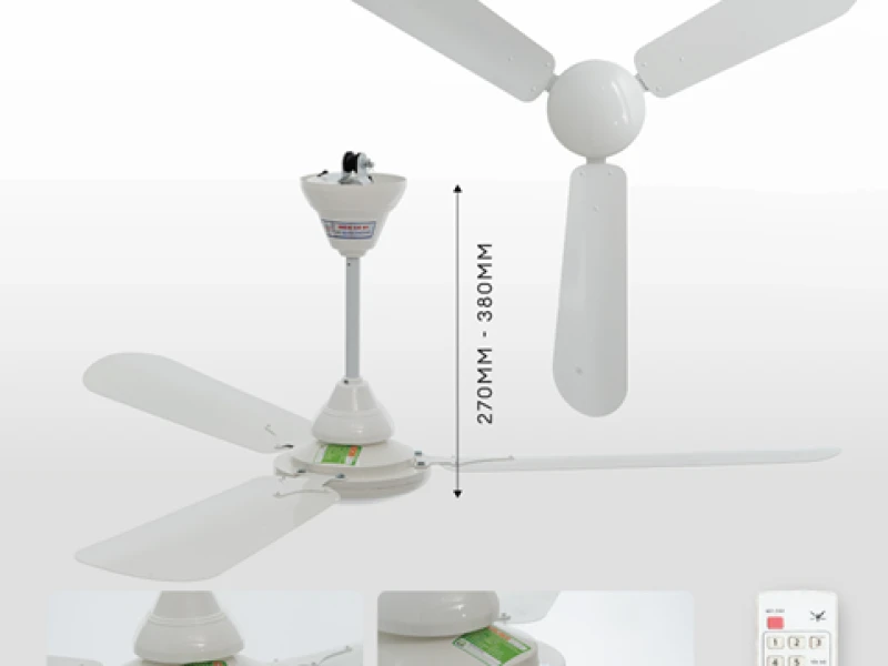 QUẠT TRẦN ĐIỀU KHIỂN CÁNH NHÔM  - QT1400NĐK - ĐIỆN CƠ 91 - BỘ QUỐC PHÒNG