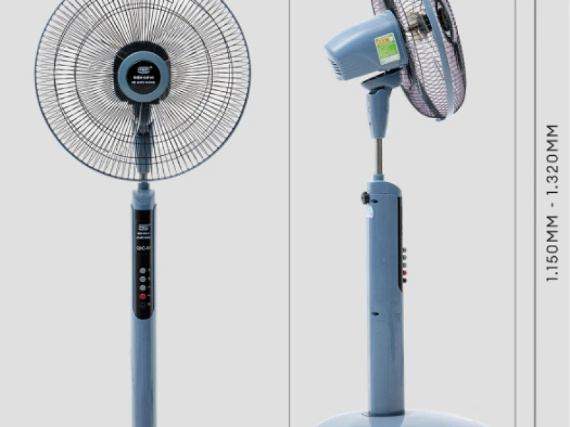 QUẠT ĐỨNG KHÔNG ĐIỀU KHIỂN - QĐC91 - ĐIỆN CƠ 91 - BỘ QUỐC PHÒNG