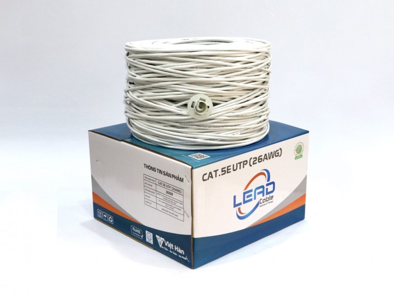 LEAD CABLE CAT.5E UTP 26AWG