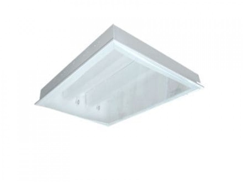 Máng đèn LED tán quang âm trần chụp mica 3x9W (LLA309)