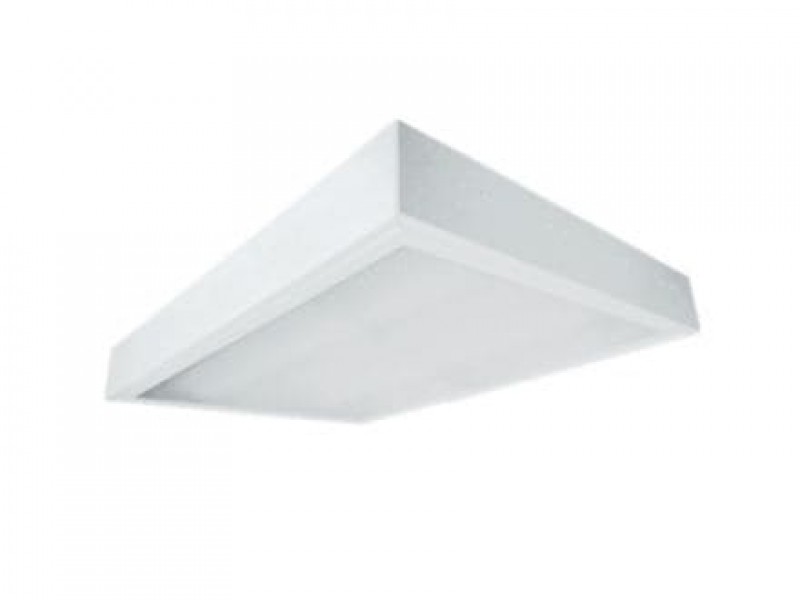 Máng đèn tán quang lắp nổi chụp mica 3x18W (LLN318)