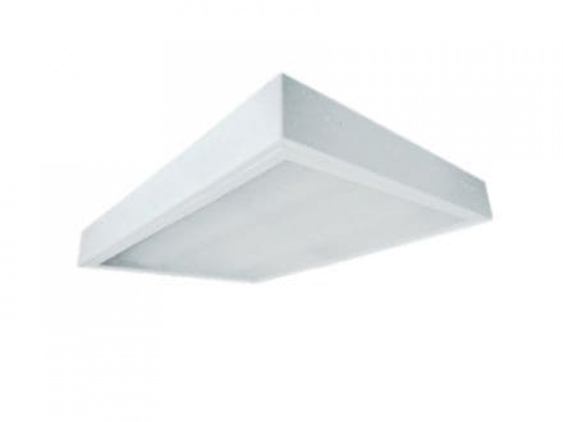 Máng đèn tán quang lắp nổi chụp mica 4x18W (LLN418)