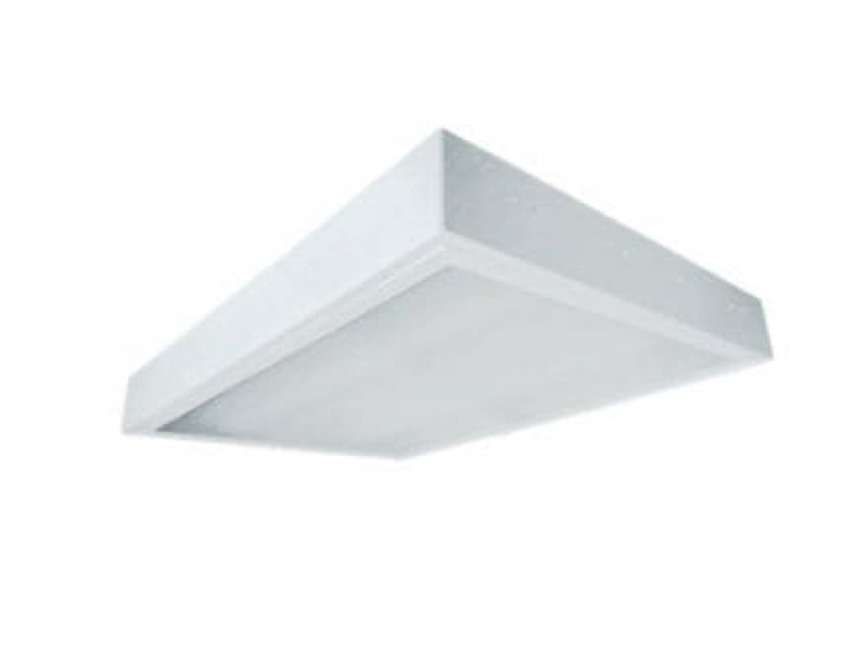 Máng đèn tán quang lắp nổi chụp mica 2x18W (LLN6218)