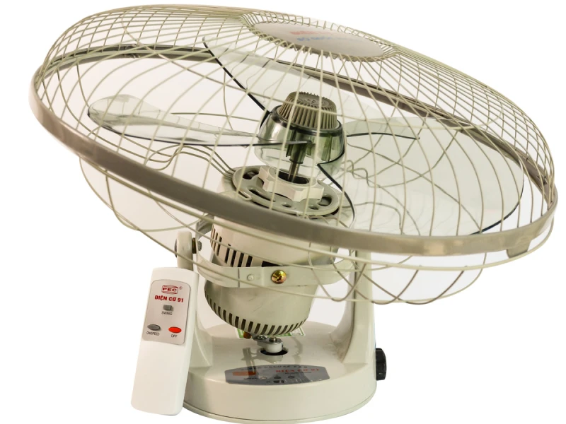 Quạt đảo trần 400 có điều khiển từ xa QĐT400ĐK - ĐIỆN CƠ 91 - BỘ QUỐC PHÒNG