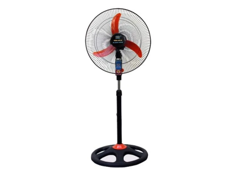 QUẠT ĐỨNG CÔNG NGHIỆP 450 HỘP ĐIỆN SẮT, CỔ NHỰA QĐCN450FN - ĐIỆN CƠ 91 - BỘ QUỐC PHÒNG