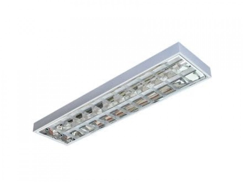 Máng đèn LED phản quang lắp nổi 2x18W (TDN218)