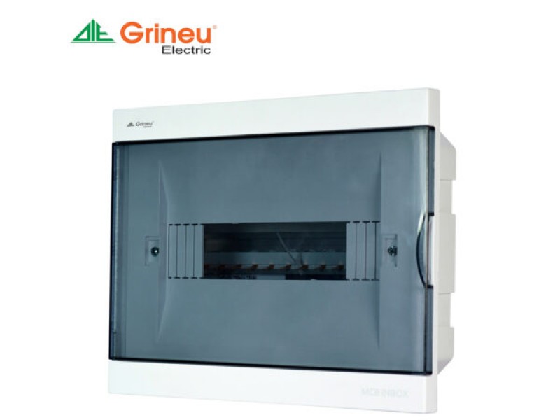 TỦ ĐIỆN ÂM TƯỜNG PHẲNG TRÀN VIỀN THẾ HỆ MỚI GSPL 8/12 -PK