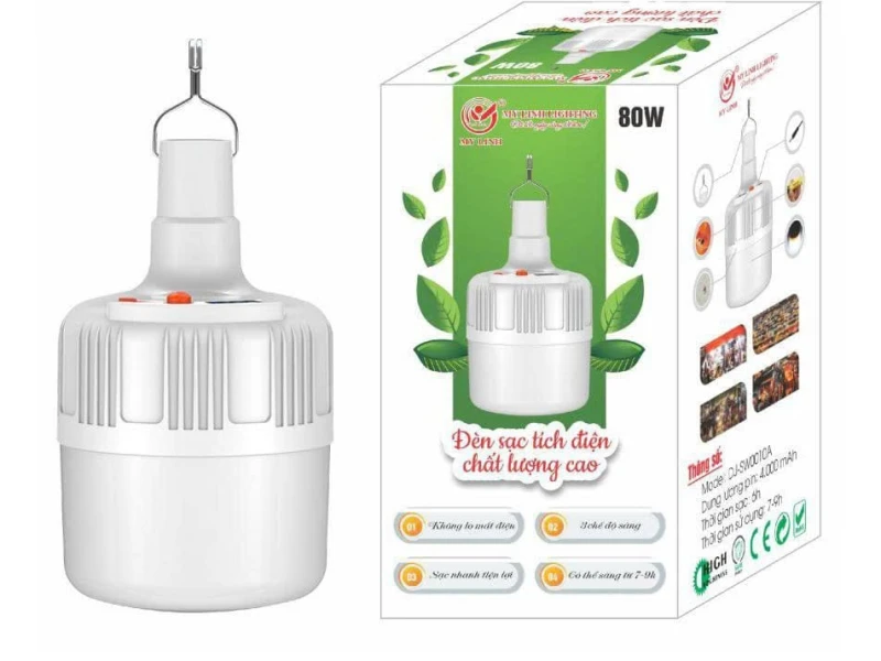 ĐÈN SẠC TÍCH ĐIỆN CHẤT LƯỢNG CAO MỸ LINH